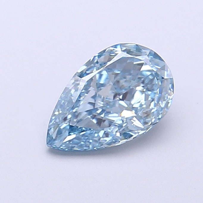 Loose Diamond - PEAR 1.03ct Fancy Vivid Blue VS2: Loose Diamond - PEAR 1.03ct Fancy Vivid Blue VS2 Source: This is a real non-mined Diamond that has been grown in a lab Shape: PEAR Carats: 1.03 Color: Fancy Vivid Blue Certification: IGI Video: