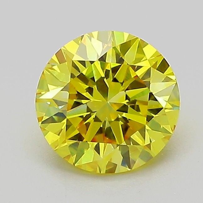 Loose Diamond - ROUND 1.06ct Fancy Vivid Yellow VVS2: Loose Diamond - ROUND 1.06ct Fancy Vivid Yellow VVS2 Source: This is a real non-mined Diamond that has been grown in a lab Shape: ROUND Carats: 1.06 Color: Fancy Vivid Yellow Certification: IGI
