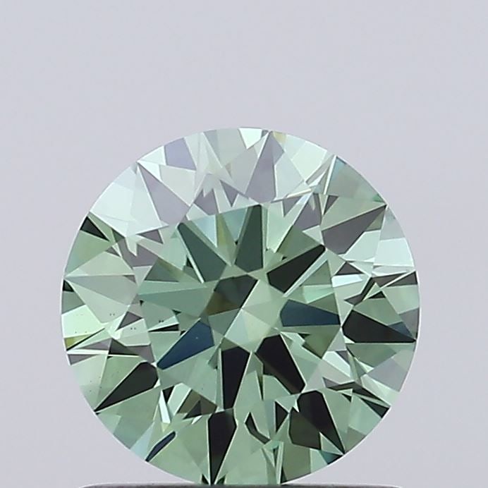 Ideal Loose Diamond - ROUND 0.91ct Fancy Vivid Green VS1: Ideal Loose Diamond - ROUND 0.91ct Fancy Vivid Green VS1 Source: This is a real non-mined Diamond that has been grown in a lab Shape: ROUND Carats: 0.91 Color: Fancy Vivid Green Certification: IGI Vid