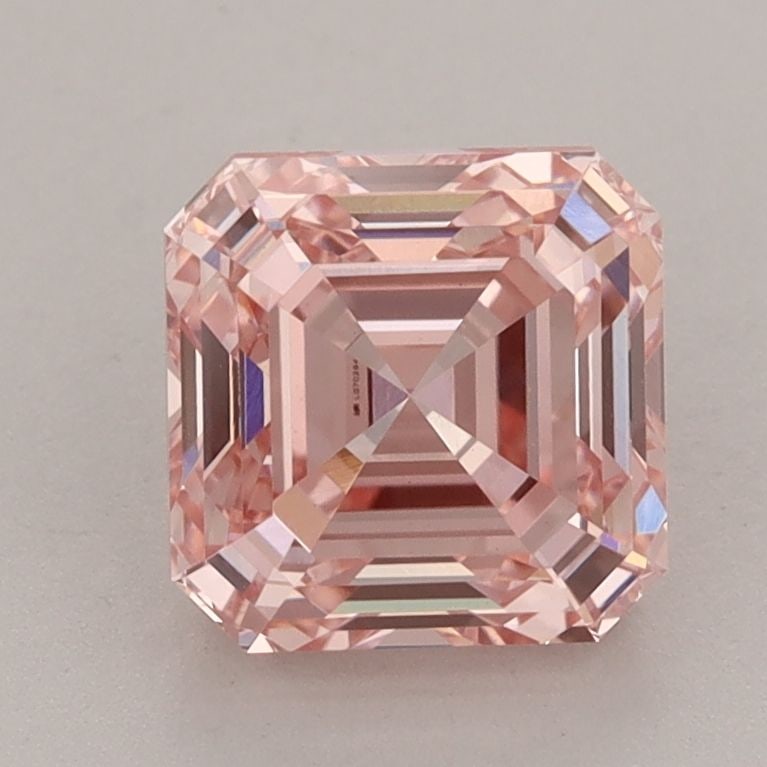 Loose Diamond - ASSCHER 2.15ct Fancy Vivid Pink VS1: Loose Diamond - ASSCHER 2.15ct Fancy Vivid Pink VS1 Source: This is a real non-mined Diamond that has been grown in a lab Shape: ASSCHER Carats: 2.15 Color: Fancy Vivid Pink Certification: IGI Video: