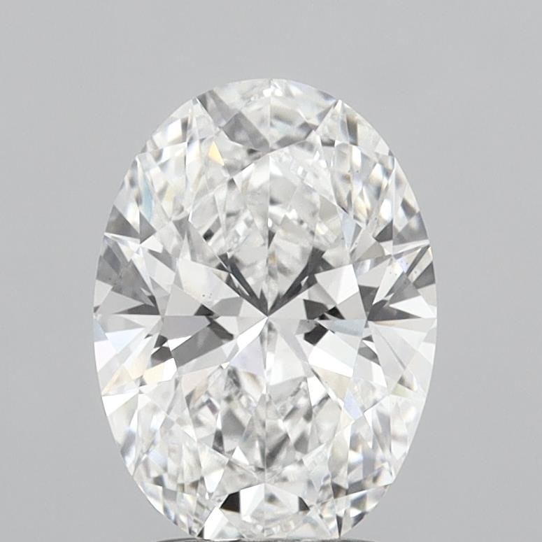 Loose Diamond - OVAL 2.1ct E VS2: Loose Diamond - OVAL 2.1ct E VS2 Source: This is a real non-mined Diamond that has been grown in a lab Shape: OVAL Carats: 2.1 Color: E Clarity: VS2 Certification: IGI PLEASE NOTE: Framed, Large, or h