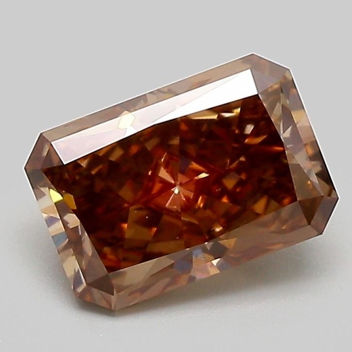 Loose Diamond - RADIANT 1.61ct Fancy Brown VS1: Loose Diamond - RADIANT 1.61ct Fancy Brown VS1 Source: This is a real non-mined Diamond that has been grown in a lab Shape: RADIANT Carats: 1.61 Color: Fancy Brown Certification: IGI Video: