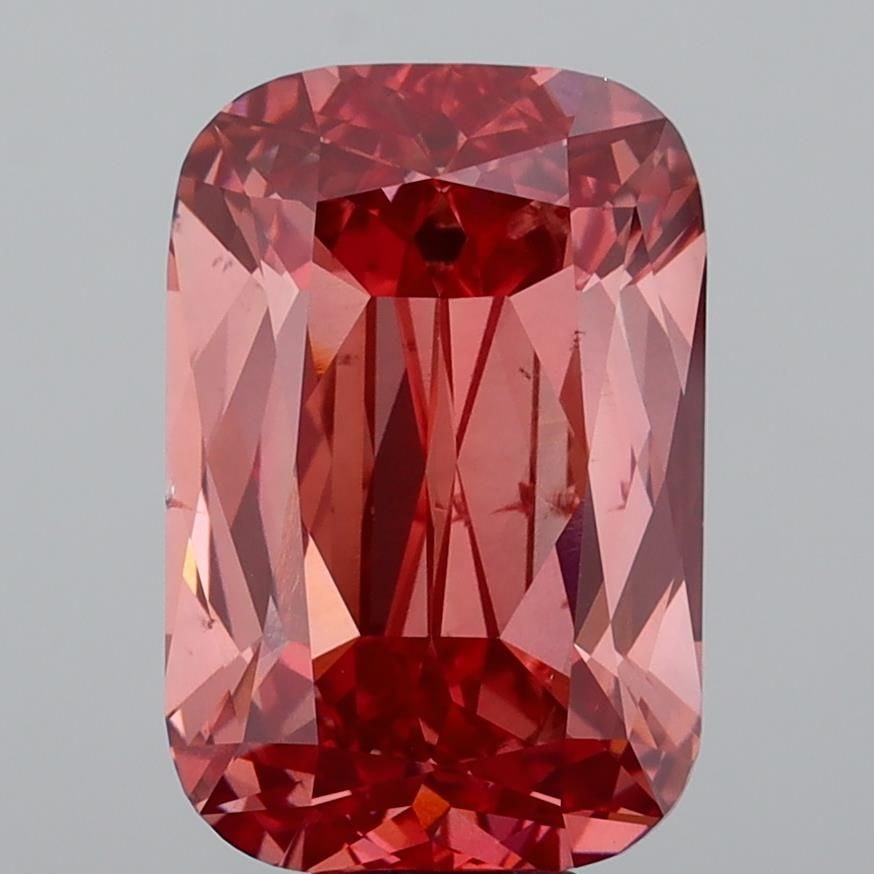 Loose Diamond - CUSHION MODIFIED 10.55ct Fancy Vivid Pink SI1: Loose Diamond - CUSHION MODIFIED 10.55ct Fancy Vivid Pink SI1 Source: This is a real non-mined Diamond that has been grown in a lab Shape: CUSHION MODIFIED Carats: 10.55 Color: Fancy Vivid Pink Certif