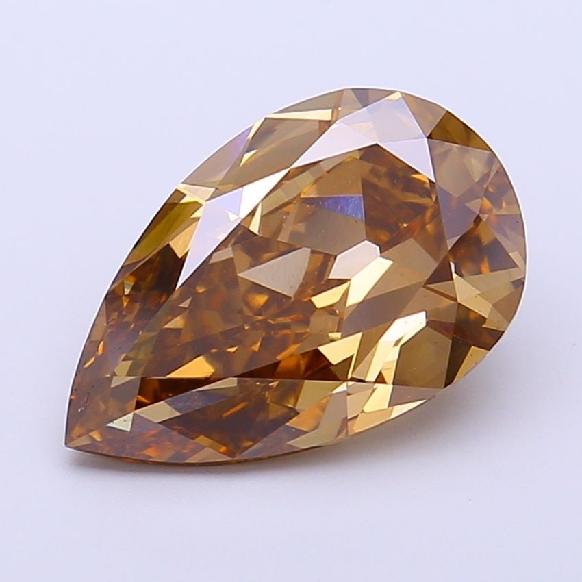 Loose Diamond - PEAR 3.79ct Fancy Brown VS1: Loose Diamond - PEAR 3.79ct Fancy Brown VS1 Source: This is a real non-mined Diamond that has been grown in a lab Shape: PEAR Carats: 3.79 Color: Fancy Brown Certification: IGI Video: