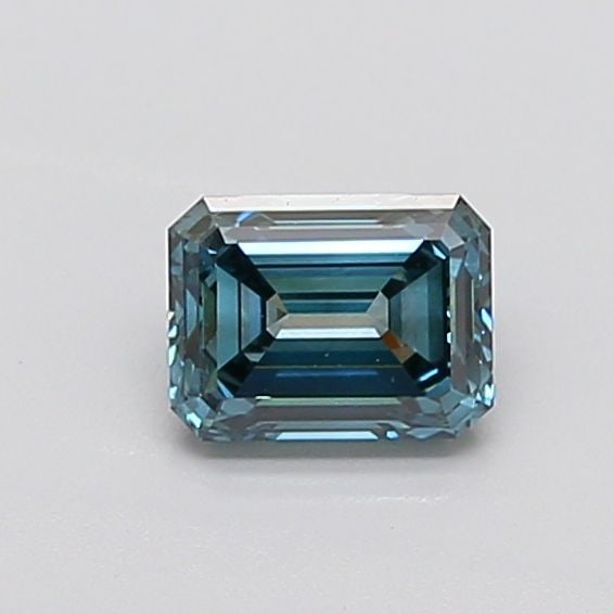 Loose Diamond - EMERALD 0.9ct Fancy Deep Greenish Blue VS1: Loose Diamond - EMERALD 0.9ct Fancy Deep Greenish Blue VS1 Source: This is a real non-mined Diamond that has been grown in a lab Shape: EMERALD Carats: 0.9 Color: Fancy Deep Greenish Blue Certificatio