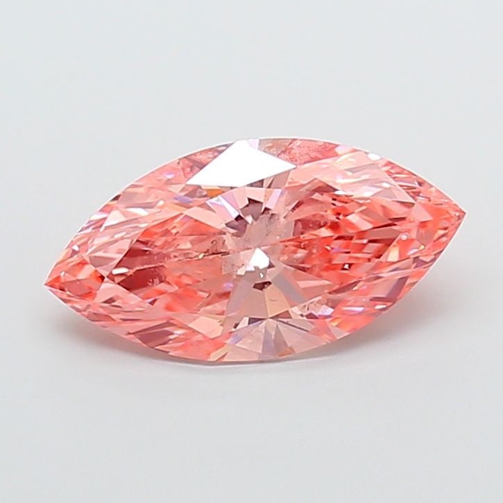 Loose Diamond - MARQUISE 3.08ct Fancy Vivid Pink VS1: Loose Diamond - MARQUISE 3.08ct Fancy Vivid Pink VS1 Source: This is a real non-mined Diamond that has been grown in a lab Shape: MARQUISE Carats: 3.08 Color: Fancy Vivid Pink Certification: IGI Video