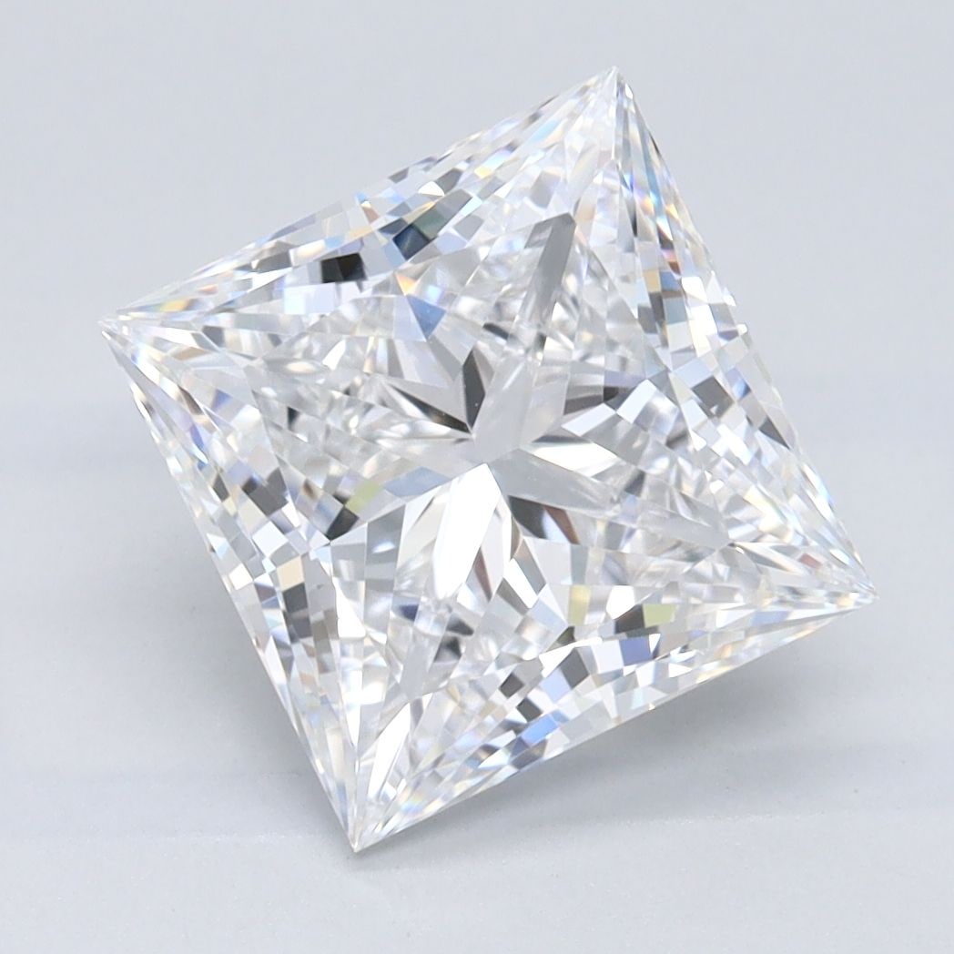 Loose Diamond - PRINCESS 2.71ct D IF: Loose Diamond - PRINCESS 2.71ct D IF Source: This is a real non-mined Diamond that has been grown in a lab Shape: PRINCESS Carats: 2.71 Color: D Clarity: IF Certification: IGI Video: