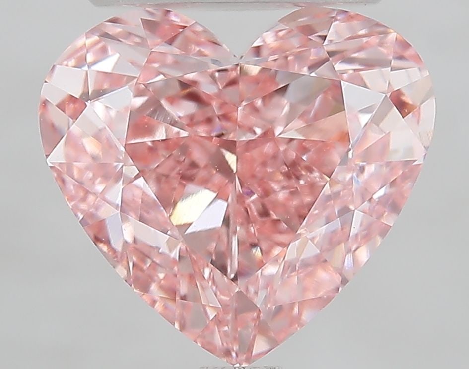 Loose Diamond - HEART 4.1ct Fancy Vivid Pink VVS2: Loose Diamond - HEART 4.1ct Fancy Vivid Pink VVS2 Source: This is a real non-mined Diamond that has been grown in a lab Shape: HEART Carats: 4.1 Color: Fancy Vivid Pink Certification: IGI Video: