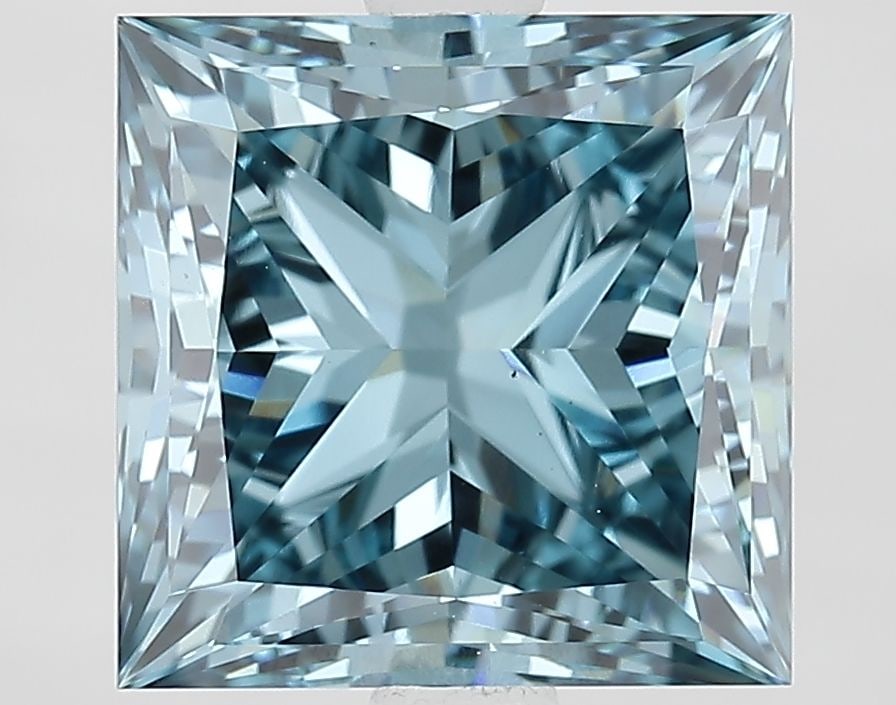 Loose Diamond - PRINCESS 3.26ct Fancy Vivid Blue VS1: Loose Diamond - PRINCESS 3.26ct Fancy Vivid Blue VS1 Source: This is a real non-mined Diamond that has been grown in a lab Shape: PRINCESS Carats: 3.26 Color: Fancy Vivid Blue Certification: IGI Video