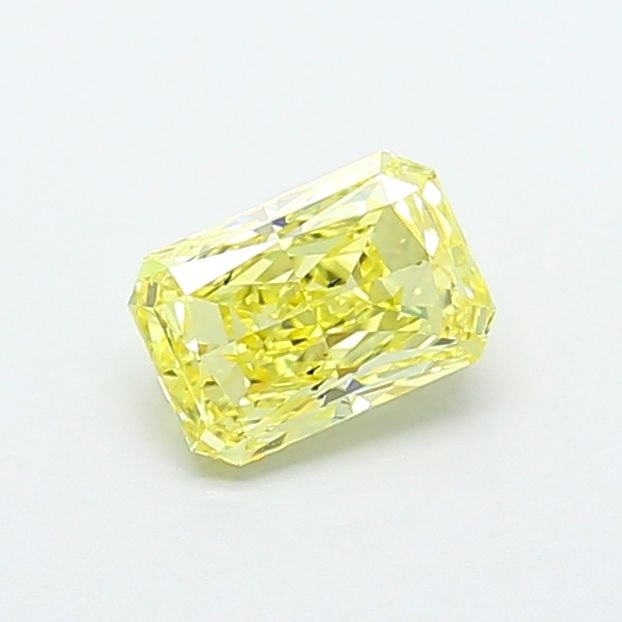 Loose Diamond - RADIANT 1.03ct Fancy Intense Yellow SI1: Loose Diamond - RADIANT 1.03ct Fancy Intense Yellow SI1 Source: This is a real non-mined Diamond that has been grown in a lab Shape: RADIANT Carats: 1.03 Color: Fancy Intense Yellow Certification: IGI