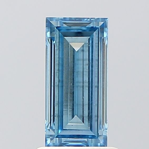 Loose Diamond - BAGUETTE 1.13ct Fancy Intense Blue SI1: Loose Diamond - BAGUETTE 1.13ct Fancy Intense Blue SI1 Source: This is a real non-mined Diamond that has been grown in a lab Shape: BAGUETTE Carats: 1.13 Color: Fancy Intense Blue Certification: IGI V