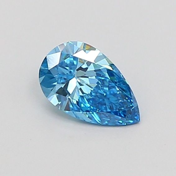 Loose Diamond - PEAR 0.46ct Fancy Vivid Blue VVS2: Loose Diamond - PEAR 0.46ct Fancy Vivid Blue VVS2 Source: This is a real non-mined Diamond that has been grown in a lab Shape: PEAR Carats: 0.46 Color: Fancy Vivid Blue Certification: IGI Video: