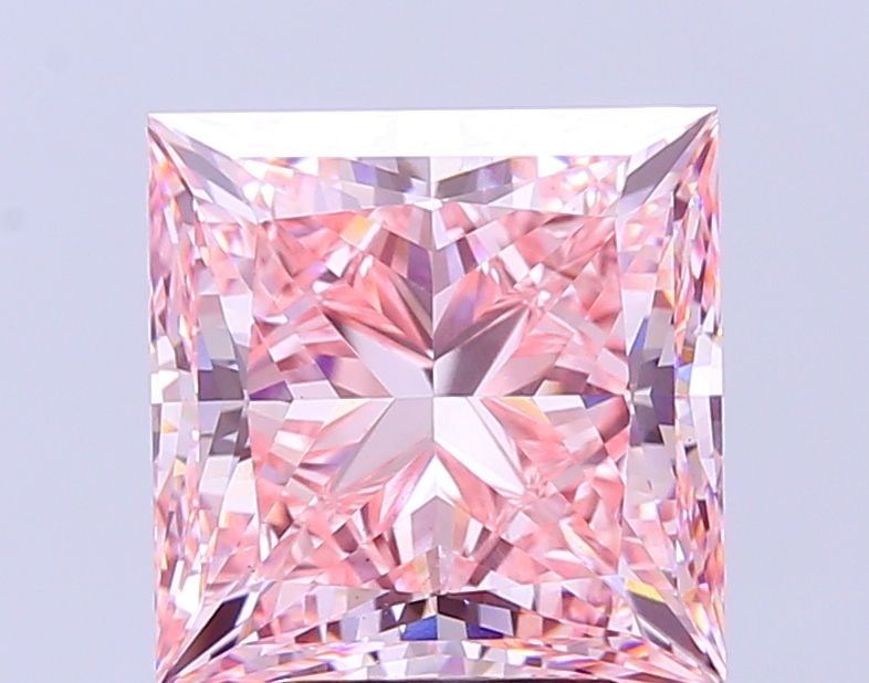 Loose Diamond - PRINCESS 6.0ct Fancy Vivid Pink VS1: Loose Diamond - PRINCESS 6.0ct Fancy Vivid Pink VS1 Source: This is a real non-mined Diamond that has been grown in a lab Shape: PRINCESS Carats: 6.0 Color: Fancy Vivid Pink Certification: IGI Video: