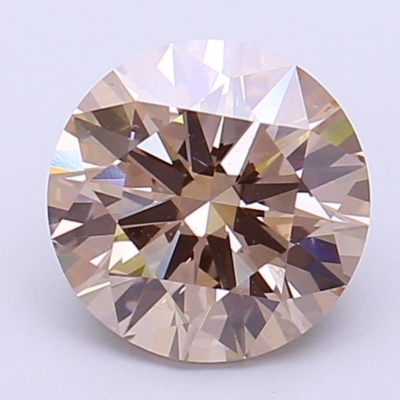 Loose Diamond - ROUND 1.99ct Fancy Light Brown VS1: Loose Diamond - ROUND 1.99ct Fancy Light Brown VS1 Source: This is a real non-mined Diamond that has been grown in a lab Shape: ROUND Carats: 1.99 Color: Fancy Light Brown Certification: IGI Video: