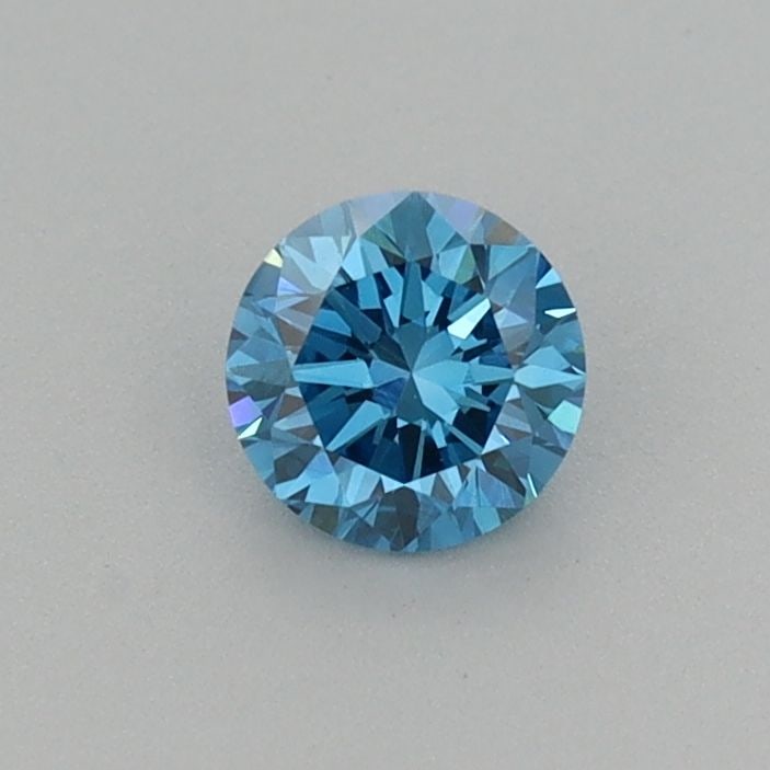 Loose Diamond - ROUND 0.35ct Fancy Vivid Blue VS1: Loose Diamond - ROUND 0.35ct Fancy Vivid Blue VS1 Source: This is a real non-mined Diamond that has been grown in a lab Shape: ROUND Carats: 0.35 Color: Fancy Vivid Blue Certification: IGI Video: