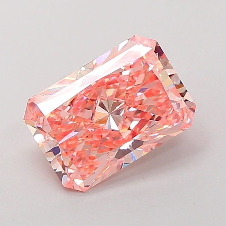Loose Diamond - RADIANT 3.04ct Fancy Vivid Pink VVS2: Loose Diamond - RADIANT 3.04ct Fancy Vivid Pink VVS2 Source: This is a real non-mined Diamond that has been grown in a lab Shape: RADIANT Carats: 3.04 Color: Fancy Vivid Pink Certification: IGI Video: