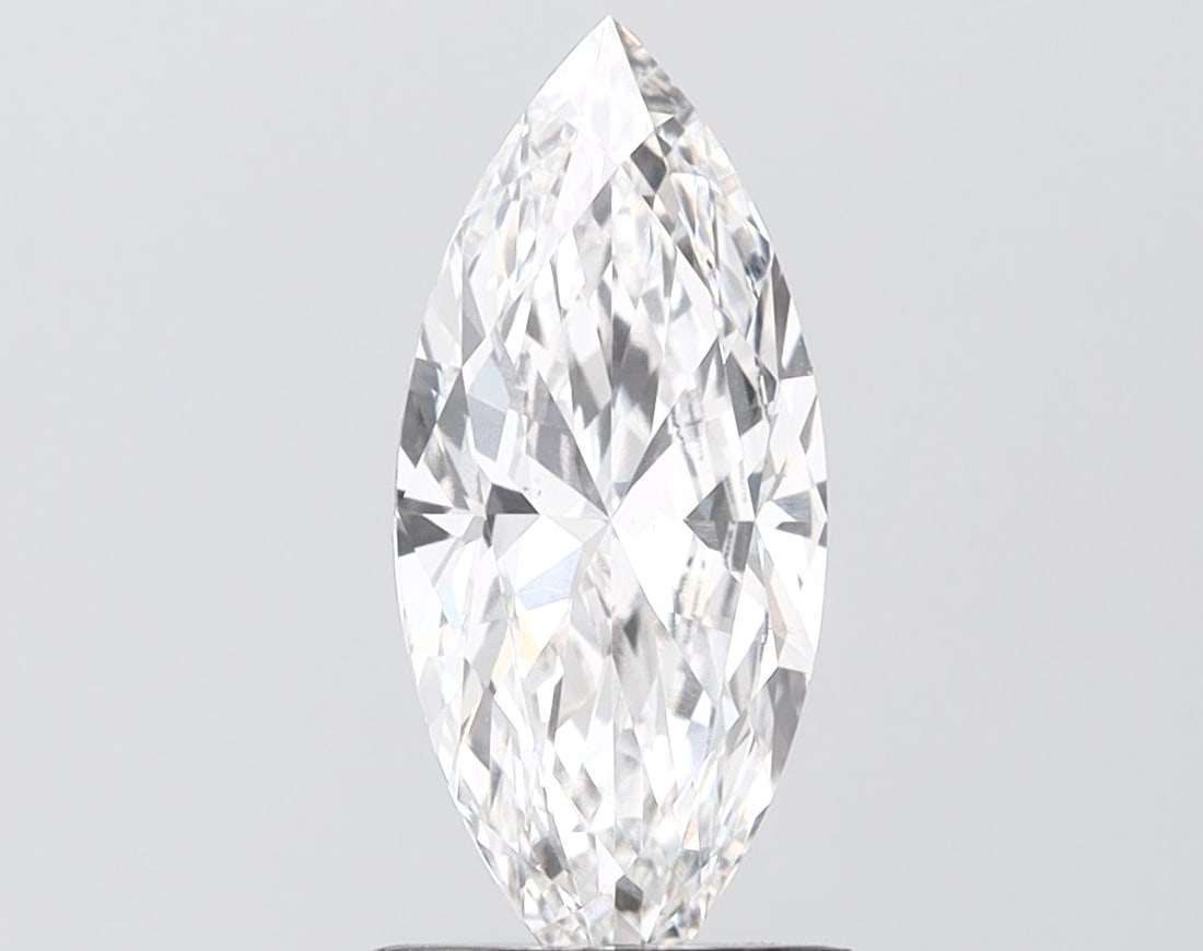 Loose Diamond - MARQUISE 1.57ct E VS2: Loose Diamond - MARQUISE 1.57ct E VS2 Source: This is a real non-mined Diamond that has been grown in a lab Shape: MARQUISE Carats: 1.57 Color: E Clarity: VS2 Certification: IGI Video: