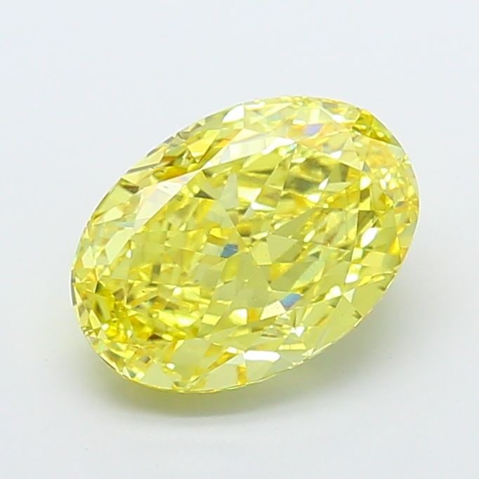 Loose Diamond - OVAL 6.54ct Fancy Vivid Yellow VS2: Loose Diamond - OVAL 6.54ct Fancy Vivid Yellow VS2 Source: This is a real non-mined Diamond that has been grown in a lab Shape: OVAL Carats: 6.54 Color: Fancy Vivid Yellow Certification: IGI Video: