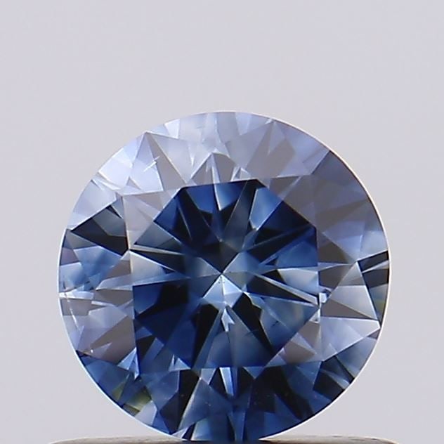Loose Diamond - ROUND 0.5ct Fancy Vivid Blue SI1: Loose Diamond - ROUND 0.5ct Fancy Vivid Blue SI1 Source: This is a real non-mined Diamond that has been grown in a lab Shape: ROUND Carats: 0.5 Color: Fancy Vivid Blue Certification: NONE Video: