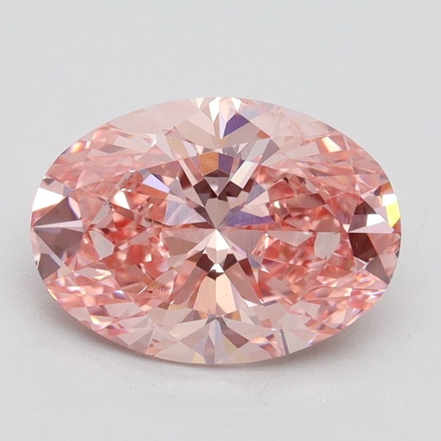 Loose Diamond - OVAL 2.23ct Fancy Intense Pink SI2: Loose Diamond - OVAL 2.23ct Fancy Intense Pink SI2 Source: This is a real non-mined Diamond that has been grown in a lab Shape: OVAL Carats: 2.23 Color: Fancy Intense Pink Certification: IGI Video: