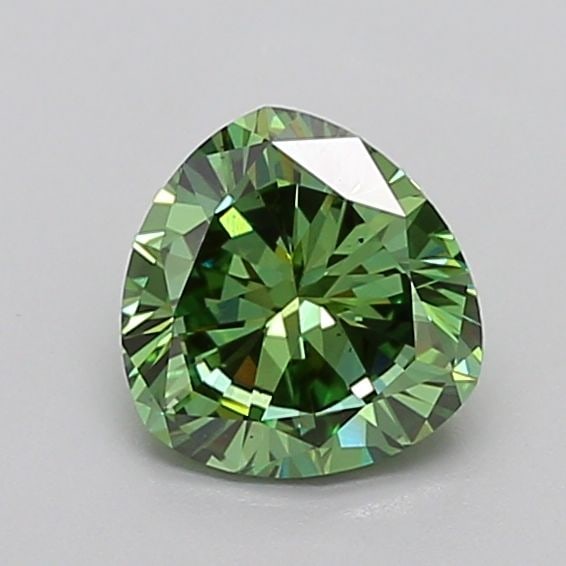 Loose Diamond - TRIANGULAR 1.48ct Fancy Vivid Green VS2: Loose Diamond - TRIANGULAR 1.48ct Fancy Vivid Green VS2 Source: This is a real non-mined Diamond that has been grown in a lab Shape: TRIANGULAR Carats: 1.48 Color: Fancy Vivid Green Certification: IGI