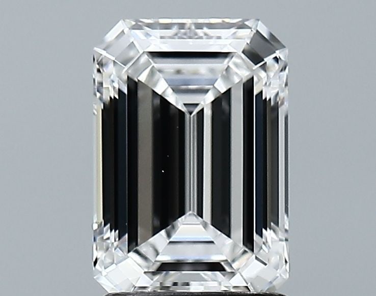 Loose Diamond - EMERALD 1.59ct E VS1: Loose Diamond - EMERALD 1.59ct E VS1 Source: This is a real non-mined Diamond that has been grown in a lab Shape: EMERALD Carats: 1.59 Color: E Clarity: VS1 Certification: GIA Video: