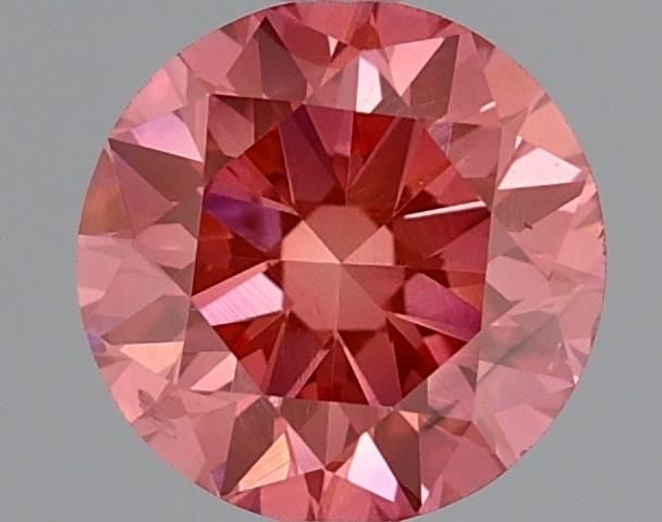 Loose Diamond - ROUND 0.61ct Fancy Vivid Pink SI1: Loose Diamond - ROUND 0.61ct Fancy Vivid Pink SI1 Source: This is a real non-mined Diamond that has been grown in a lab Shape: ROUND Carats: 0.61 Color: Fancy Vivid Pink Certification: IGI Video: