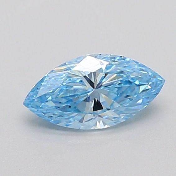 Loose Diamond - MARQUISE 0.52ct Fancy Vivid Blue VS2: Loose Diamond - MARQUISE 0.52ct Fancy Vivid Blue VS2 Source: This is a real non-mined Diamond that has been grown in a lab Shape: MARQUISE Carats: 0.52 Color: Fancy Vivid Blue Certification: IGI PLEAS