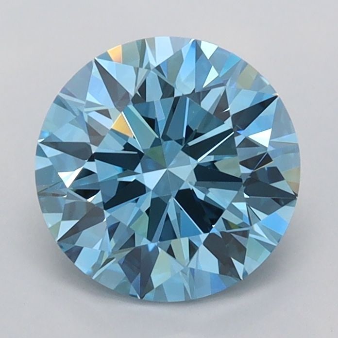 Ideal Loose Diamond - ROUND 1.51ct Fancy Vivid Blue VVS2: Ideal Loose Diamond - ROUND 1.51ct Fancy Vivid Blue VVS2 Source: This is a real non-mined Diamond that has been grown in a lab Shape: ROUND Carats: 1.51 Color: Fancy Vivid Blue Certification: IGI Vide