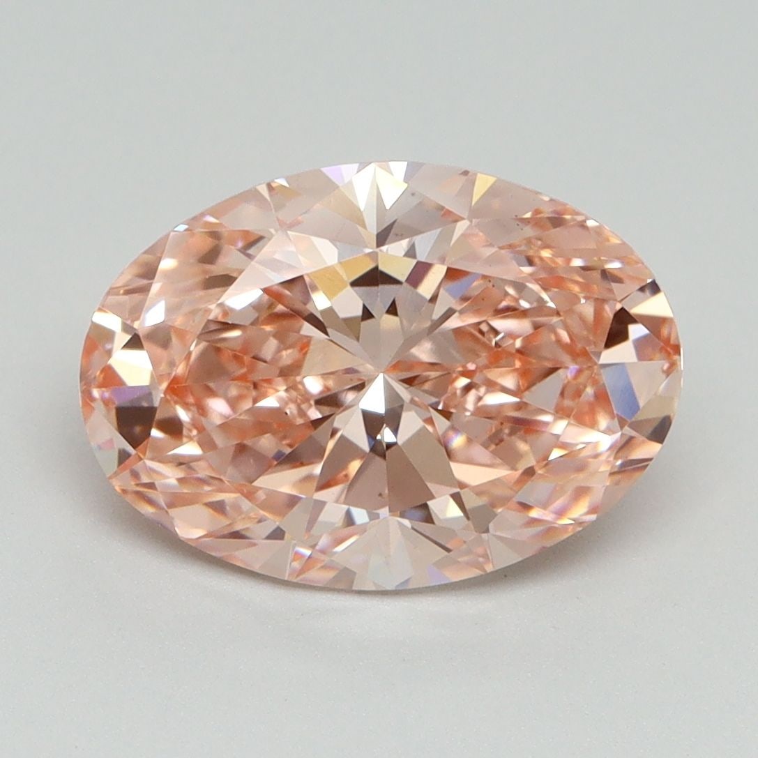 Loose Diamond - OVAL 3.07ct Fancy Vivid Pink VS1: Loose Diamond - OVAL 3.07ct Fancy Vivid Pink VS1 Source: This is a real non-mined Diamond that has been grown in a lab Shape: OVAL Carats: 3.07 Color: Fancy Vivid Pink Certification: IGI Video: