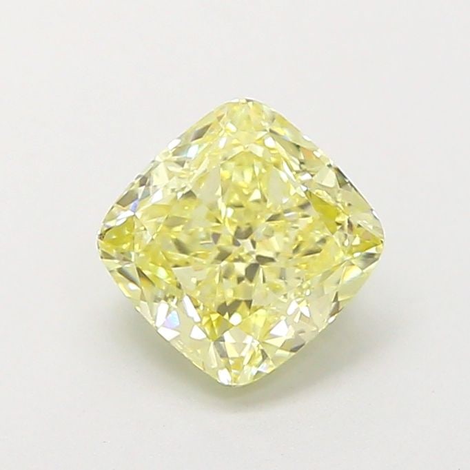 Loose Diamond - CUSHION MODIFIED 1.26ct Fancy Yellow VS2: Loose Diamond - CUSHION MODIFIED 1.26ct Fancy Yellow VS2 Source: This is a real non-mined Diamond that has been grown in a lab Shape: CUSHION MODIFIED Carats: 1.26 Color: Fancy Yellow Certification: I