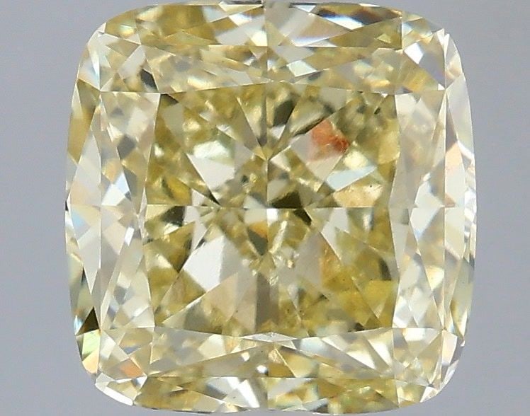 Loose Diamond - CUSHION MODIFIED 3.09ct Fancy Yellow VS1: Loose Diamond - CUSHION MODIFIED 3.09ct Fancy Yellow VS1 Source: This is a real non-mined Diamond that has been grown in a lab Shape: CUSHION MODIFIED Carats: 3.09 Color: Fancy Yellow Certification: I