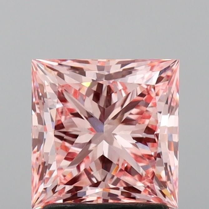 Loose Diamond - PRINCESS 3.0ct Fancy Vivid Pink VS1: Loose Diamond - PRINCESS 3.0ct Fancy Vivid Pink VS1 Source: This is a real non-mined Diamond that has been grown in a lab Shape: PRINCESS Carats: 3.0 Color: Fancy Vivid Pink Certification: IGI Video: