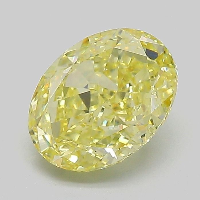 Loose Diamond - OVAL 1.55ct Fancy Intense Yellow VS1: Loose Diamond - OVAL 1.55ct Fancy Intense Yellow VS1 Source: This is a real non-mined Diamond that has been grown in a lab Shape: OVAL Carats: 1.55 Color: Fancy Intense Yellow Certification: IGI Video