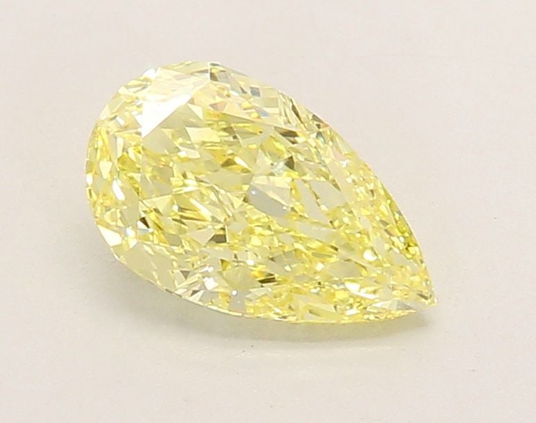 Loose Diamond - PEAR 1.07ct Fancy Intense Yellow VS1: Loose Diamond - PEAR 1.07ct Fancy Intense Yellow VS1 Source: This is a real non-mined Diamond that has been grown in a lab Shape: PEAR Carats: 1.07 Color: Fancy Intense Yellow Certification: IGI Video