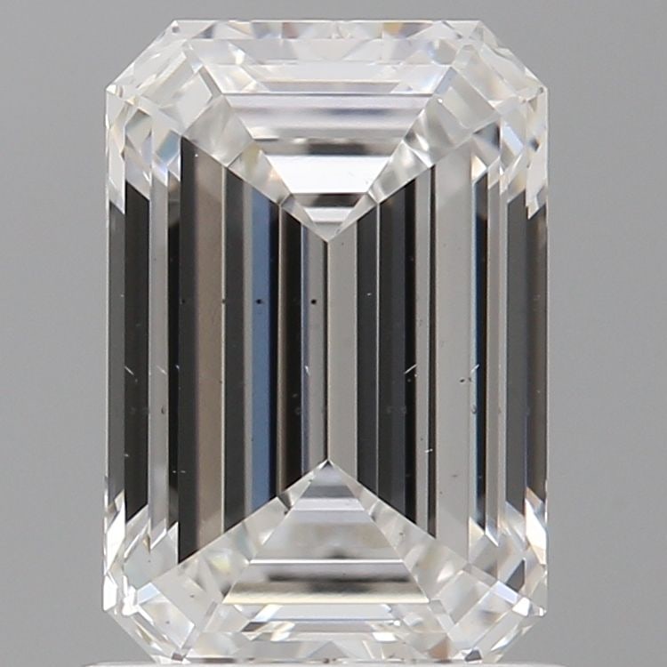 Loose Diamond - EMERALD 1.29ct E SI1: Loose Diamond - EMERALD 1.29ct E SI1 Source: This is a real non-mined Diamond that has been grown in a lab Shape: EMERALD Carats: 1.29 Color: E Clarity: SI1 Certification: IGI Video: