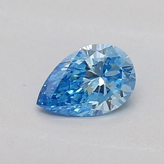 Loose Diamond - PEAR 0.17ct Fancy Vivid Blue VS1: Loose Diamond - PEAR 0.17ct Fancy Vivid Blue VS1 Source: This is a real non-mined Diamond that has been grown in a lab Shape: PEAR Carats: 0.17 Color: Fancy Vivid Blue Certification: IGI Video: