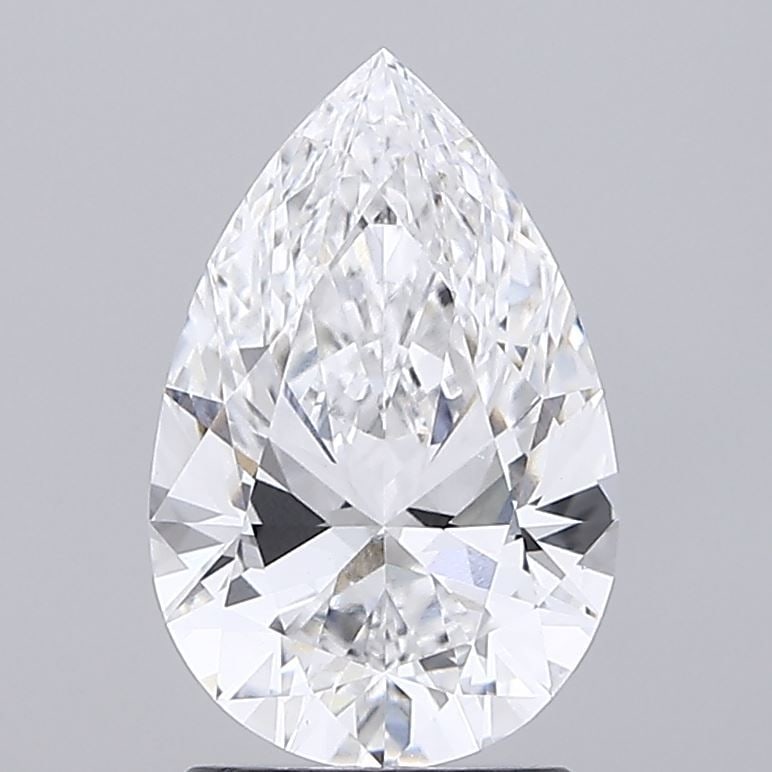 Loose Diamond - PEAR 1.97ct D VVS2: Loose Diamond - PEAR 1.97ct D VVS2 Source: This is a real non-mined Diamond that has been grown in a lab Shape: PEAR Carats: 1.97 Color: D Clarity: VVS2 Certification: IGI Video: