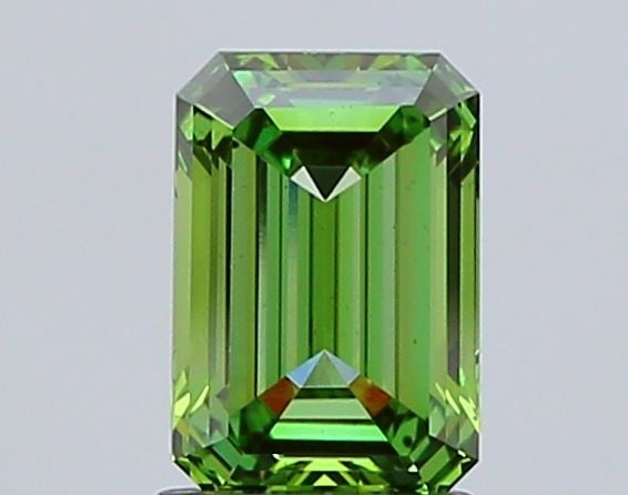 Loose Diamond - EMERALD 1.66ct Fancy Vivid Green VS2: Loose Diamond - EMERALD 1.66ct Fancy Vivid Green VS2 Source: This is a real non-mined Diamond that has been grown in a lab Shape: EMERALD Carats: 1.66 Color: Fancy Vivid Green Certification: IGI PLEAS