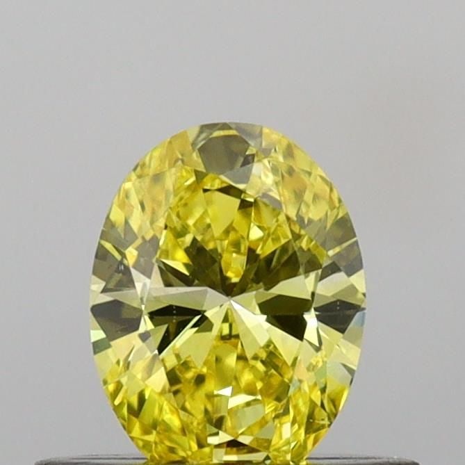 Loose Diamond - OVAL 0.42ct Fancy Vivid Yellow VS2: Loose Diamond - OVAL 0.42ct Fancy Vivid Yellow VS2 Source: This is a real non-mined Diamond that has been grown in a lab Shape: OVAL Carats: 0.42 Color: Fancy Vivid Yellow Certification: IGI Video: