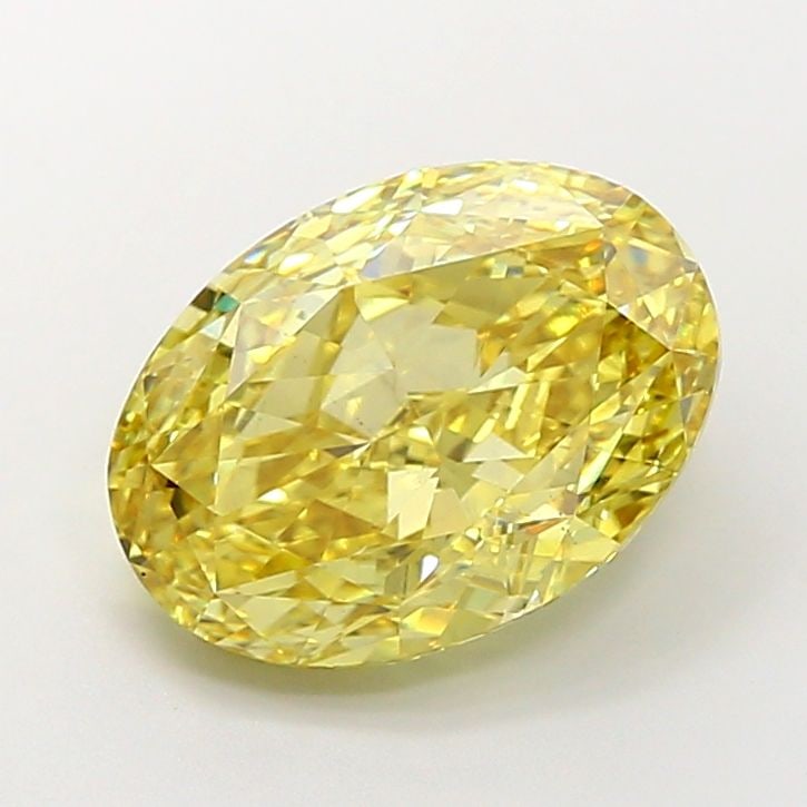Loose Diamond - OVAL 8.03ct Fancy Vivid Yellow VS1: Loose Diamond - OVAL 8.03ct Fancy Vivid Yellow VS1 Source: This is a real non-mined Diamond that has been grown in a lab Shape: OVAL Carats: 8.03 Color: Fancy Vivid Yellow Certification: IGI Video: