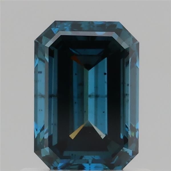 Loose Diamond - EMERALD 0.9ct Fancy Vivid Blue SI1: Loose Diamond - EMERALD 0.9ct Fancy Vivid Blue SI1 Source: This is a real non-mined Diamond that has been grown in a lab Shape: EMERALD Carats: 0.9 Color: Fancy Vivid Blue Certification: IGI Video: