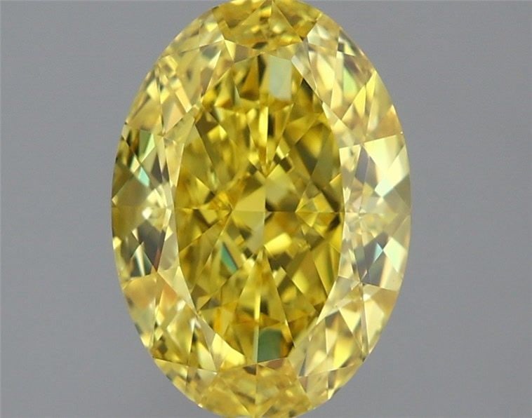 Loose Diamond - OVAL 1.92ct Fancy Vivid Yellow VVS2: Loose Diamond - OVAL 1.92ct Fancy Vivid Yellow VVS2 Source: This is a real non-mined Diamond that has been grown in a lab Shape: OVAL Carats: 1.92 Color: Fancy Vivid Yellow Certification: IGI Video:
