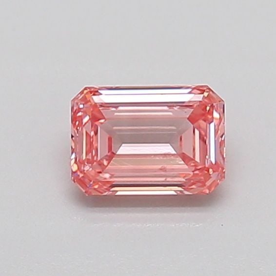 Loose Diamond - EMERALD 0.44ct Fancy Intense Pink SI1: Loose Diamond - EMERALD 0.44ct Fancy Intense Pink SI1 Source: This is a real non-mined Diamond that has been grown in a lab Shape: EMERALD Carats: 0.44 Color: Fancy Intense Pink Certification: IGI Vid