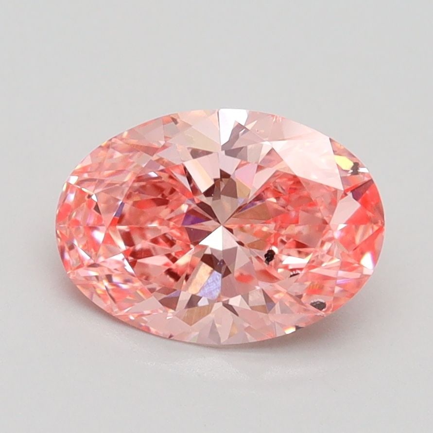 Loose Diamond - OVAL 1.51ct Fancy Intense Pink SI2: Loose Diamond - OVAL 1.51ct Fancy Intense Pink SI2 Source: This is a real non-mined Diamond that has been grown in a lab Shape: OVAL Carats: 1.51 Color: Fancy Intense Pink Certification: IGI Video: