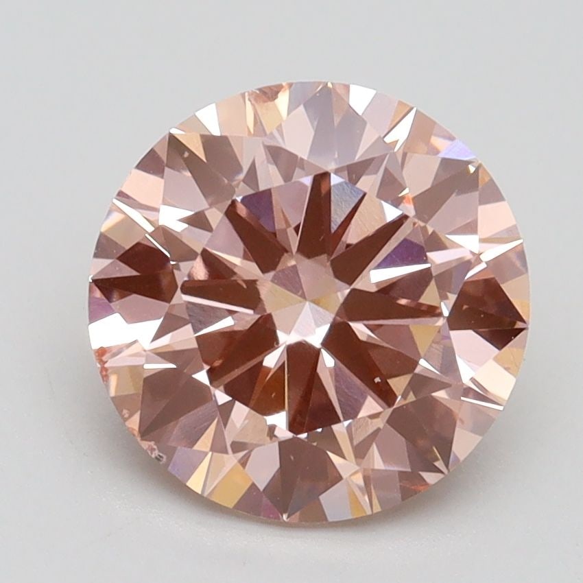 Loose Diamond - ROUND 2.3ct Fancy Intense Pink SI1: Loose Diamond - ROUND 2.3ct Fancy Intense Pink SI1 Source: This is a real non-mined Diamond that has been grown in a lab Shape: ROUND Carats: 2.3 Color: Fancy Intense Pink Certification: IGI Video: