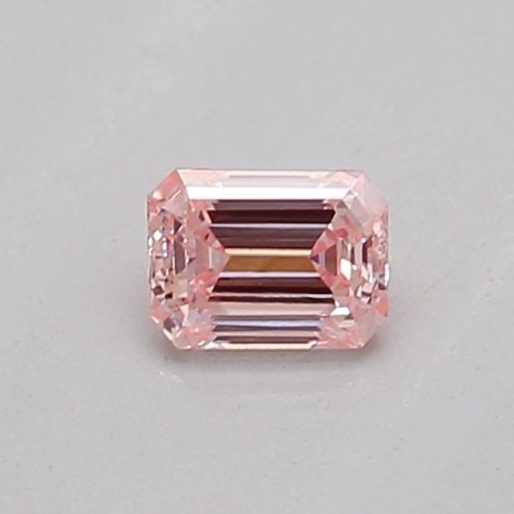 Loose Diamond - EMERALD 0.15ct Fancy Intense Pink VS1: Loose Diamond - EMERALD 0.15ct Fancy Intense Pink VS1 Source: This is a real non-mined Diamond that has been grown in a lab Shape: EMERALD Carats: 0.15 Color: Fancy Intense Pink Certification: IGI PLE