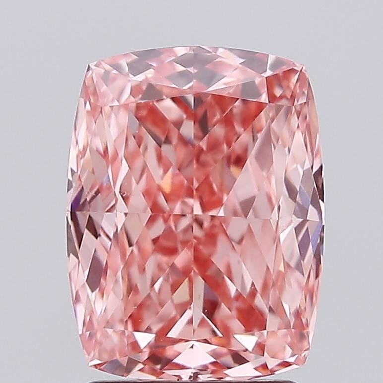Loose Diamond - CUSHION MODIFIED 2.48ct Fancy Vivid Pink VS1: Loose Diamond - CUSHION MODIFIED 2.48ct Fancy Vivid Pink VS1 Source: This is a real non-mined Diamond that has been grown in a lab Shape: CUSHION MODIFIED Carats: 2.48 Color: Fancy Vivid Pink Certific
