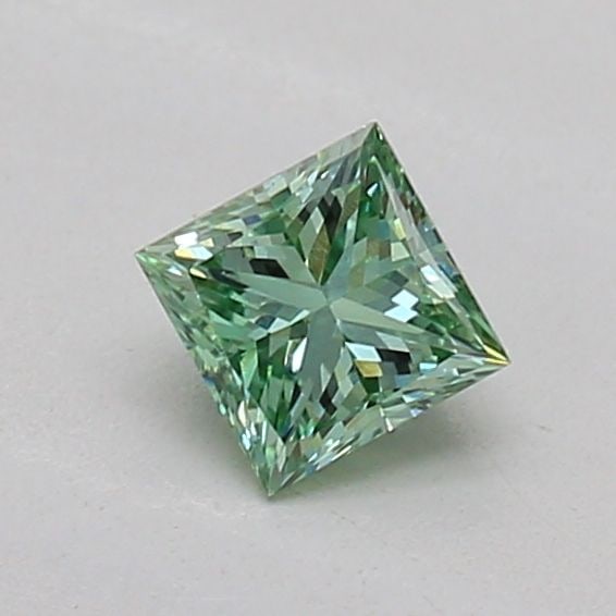Loose Diamond - PRINCESS 0.23ct Fancy Vivid Green VS2: Loose Diamond - PRINCESS 0.23ct Fancy Vivid Green VS2 Source: This is a real non-mined Diamond that has been grown in a lab Shape: PRINCESS Carats: 0.23 Color: Fancy Vivid Green Certification: IGI