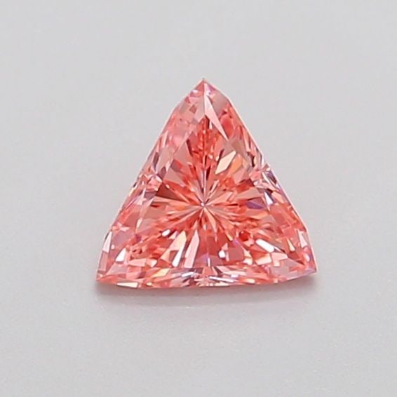 Loose Diamond - TRIANGULAR 0.37ct Fancy Vivid Pink VS1: Loose Diamond - TRIANGULAR 0.37ct Fancy Vivid Pink VS1 Source: This is a real non-mined Diamond that has been grown in a lab Shape: TRIANGULAR Carats: 0.37 Color: Fancy Vivid Pink Certification: IGI V